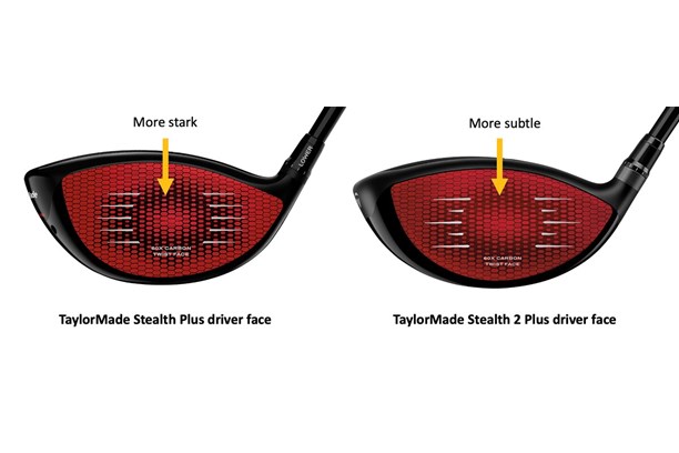 The difference between the Stealth 2 and original Stealth driver face 