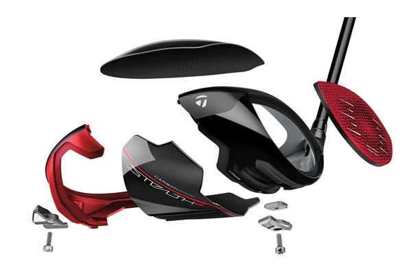 A graphic showing the individual parts of the TaylorMade Stealth 2 Plus Driver