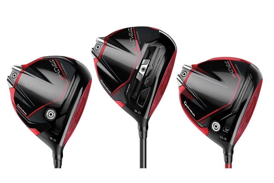 The three TaylorMade Stealth 2 driver