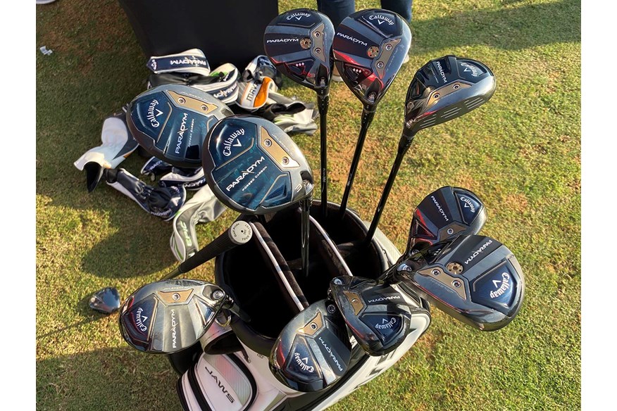 We hit the Callaway Paradym fairway woods and hybrids in Dubai.