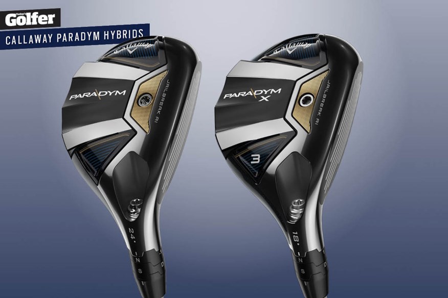 The Callaway Paradym and Callaway Paradym X hybrids.