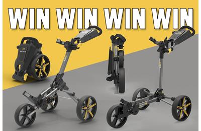 Powakaddy golf trolley giveaway.