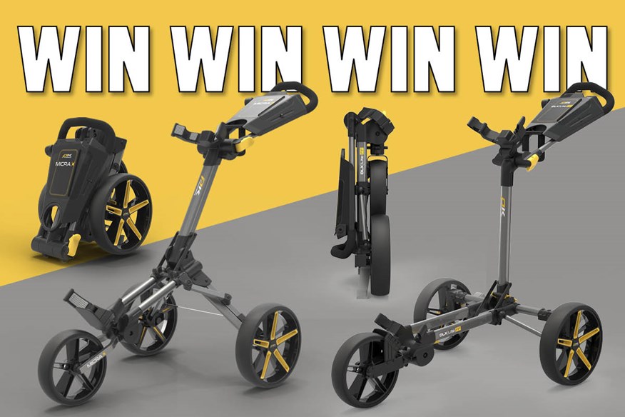 Powakaddy golf trolley giveaway.