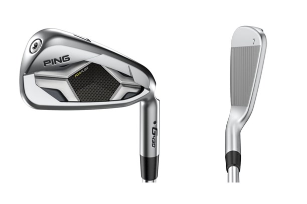 The Ping G430 iron back and at address