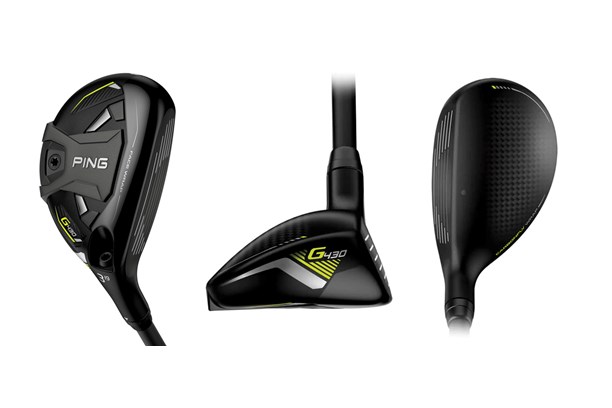 The Ping G430 Hybrid from the toe, sole and sat at address