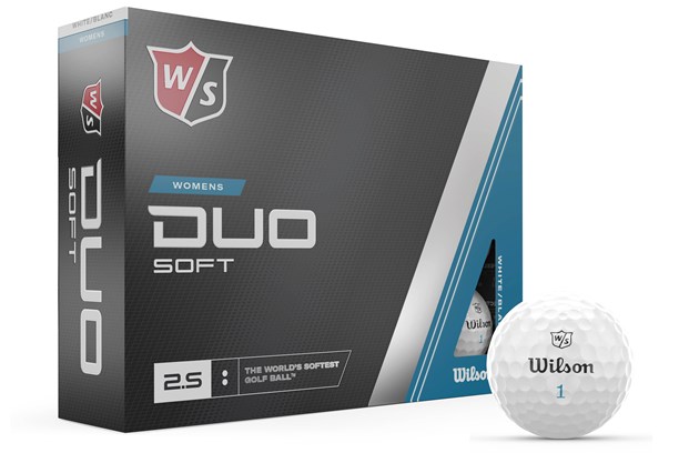 The women's Wilson Duo Soft golf ball.