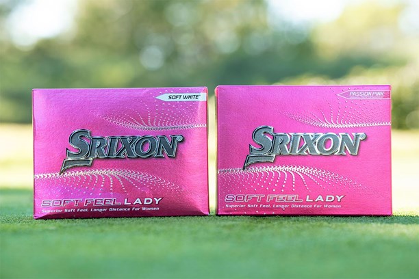 Srixon Soft Feel Lady 2023 golf ball.