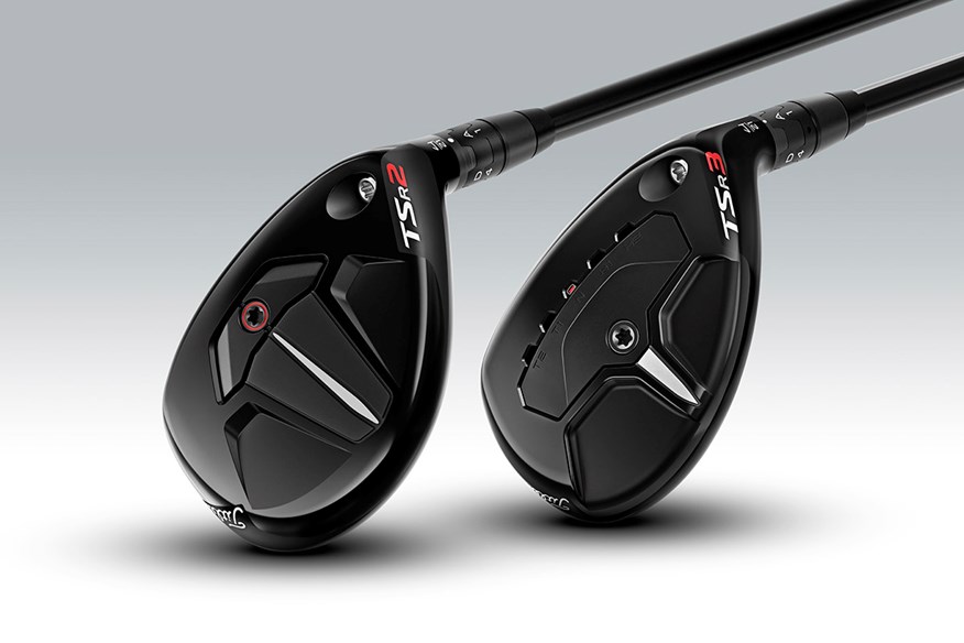 The new Titleist TSR2 and TSR3 hybrids.