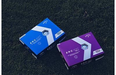 Callaway ERC Soft and ERC Soft REVA 2023 golf balls.