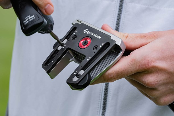 The TaylorMade Spider GT Max putter features adjustable weights