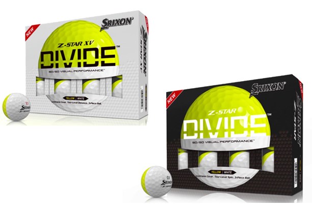 Srixon Z-Star and Z-Star XV Divide balls.