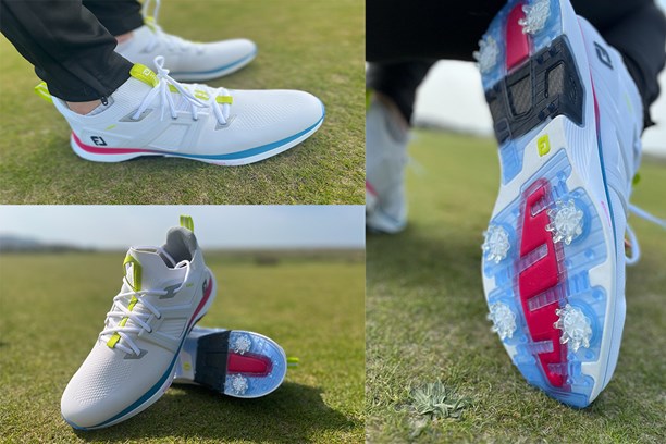 FootJoy HyperFlex on course image.