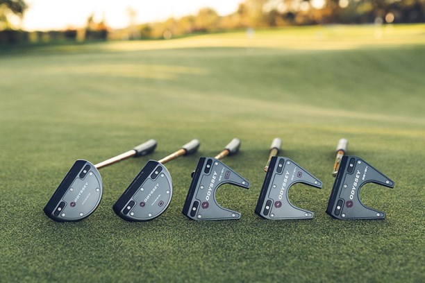 Odyssey Tri-Hot 5k mallet putter family.