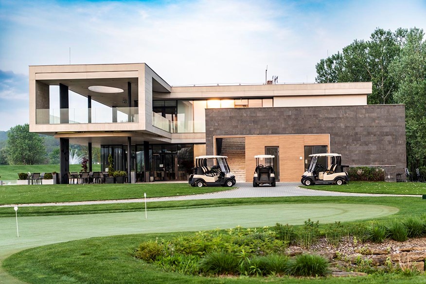 Zala’s striking clubhouse overlooks a Robert Trent Jones Jnr course.