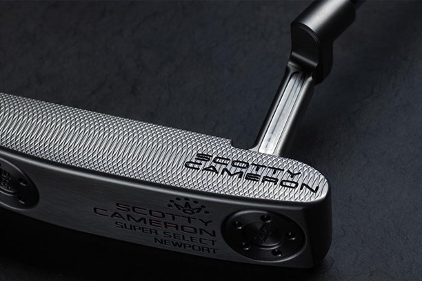 Scotty Cameron Super Select putter milled face and I-beam neck.