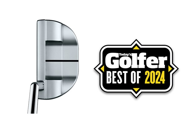 The Scotty Cameron Super Select Fastback 1.5 putter with a Today's Golfer Best of 2024 badge