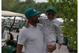 Tony Finau and his son in Full Swing.