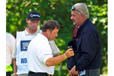 Ian Woosnam's Open hopes were ended by a ruling on number of clubs in 2001