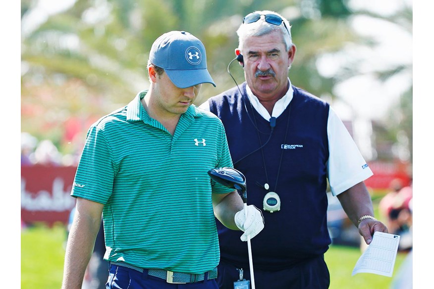 John Paramor with Jordan Spieth.