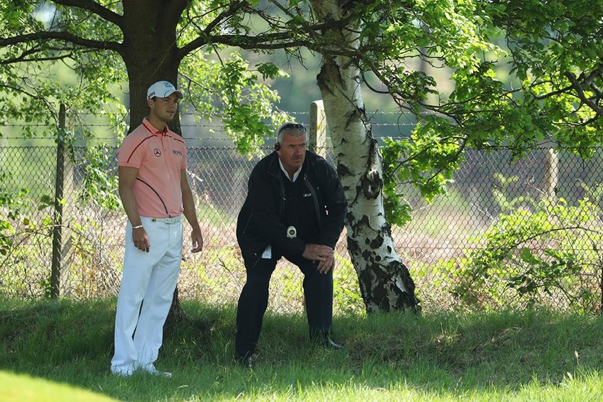 John Paramor with Martin Kaymer at Wentworth.