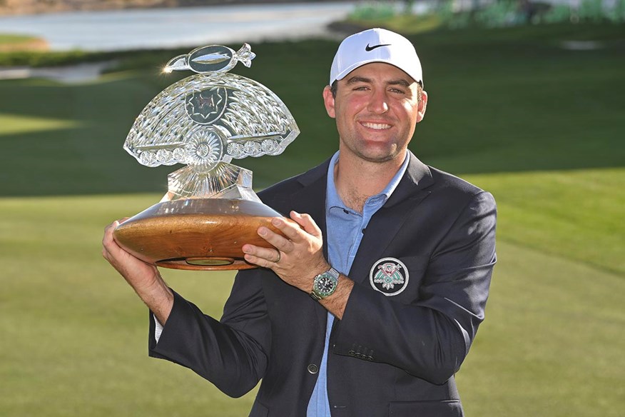 Scottie Scheffler will be aiming for his third consecutive win at the 2024 WM Phoenix Open.