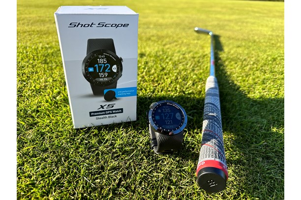 The Shot Scope X5 watch includes all of the tags you need for your clubs.