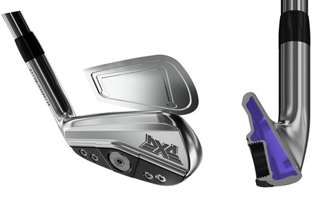 A graphic showing the face and internal structure of the PXG 0311 GEN6 P and XP irons