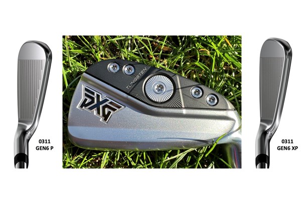 How the PXG 0311 GEN6 P and XP irons look at address