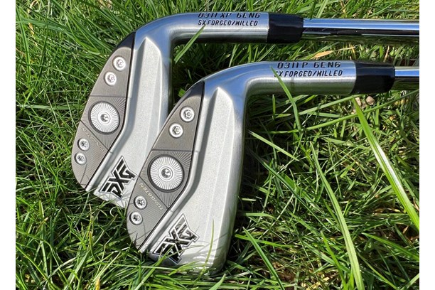 The back of the PXG 0311 GEN6 P and XP irons