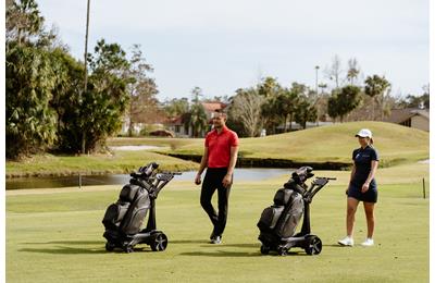 APEX Remote trollies on a fairway in the new season