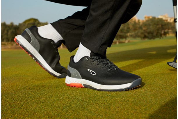 Puma Alphacat Nitro golf shoes.