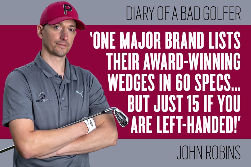 John Robins on the challenges left-handed golfers face.