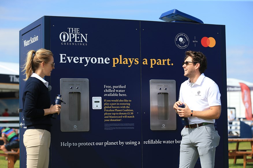 Iona Stephen interviewing Niall Horan at The Open.