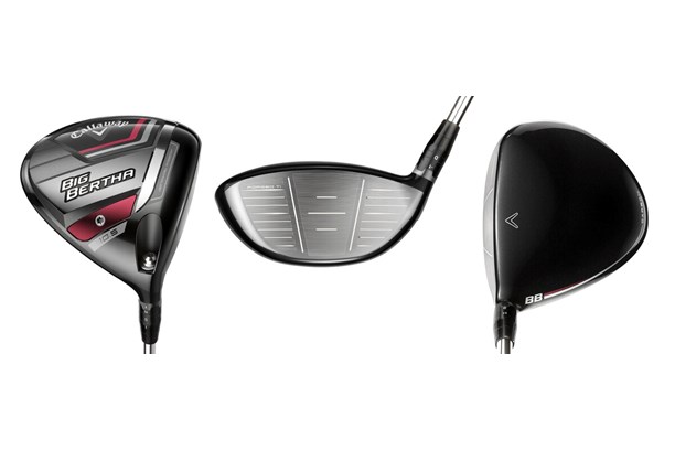 The Callaway Big Bertha driver sole, face and at address 