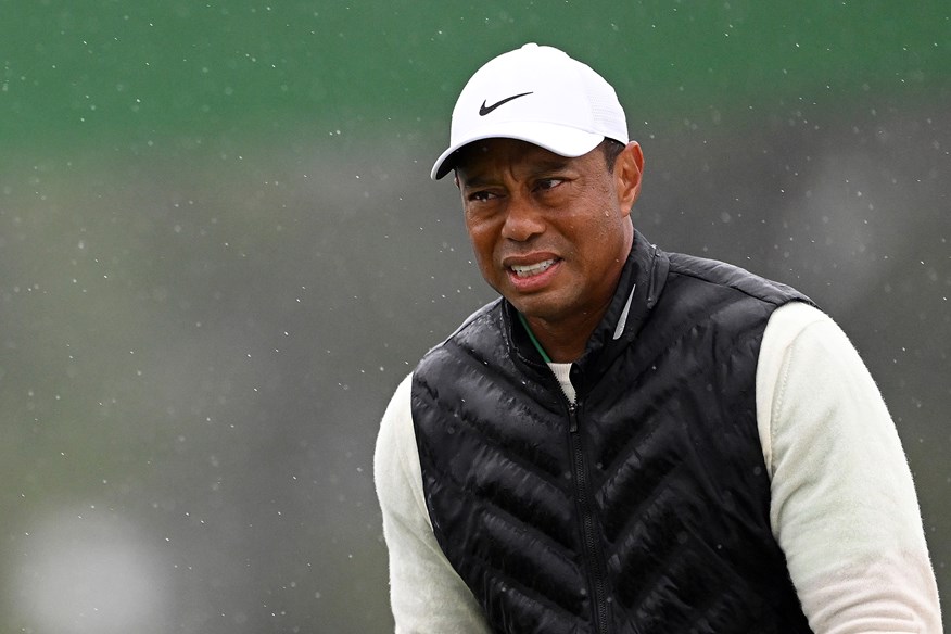 Tiger Woods made the cut at the 2023 Masters but the conditions forced him to withdraw.