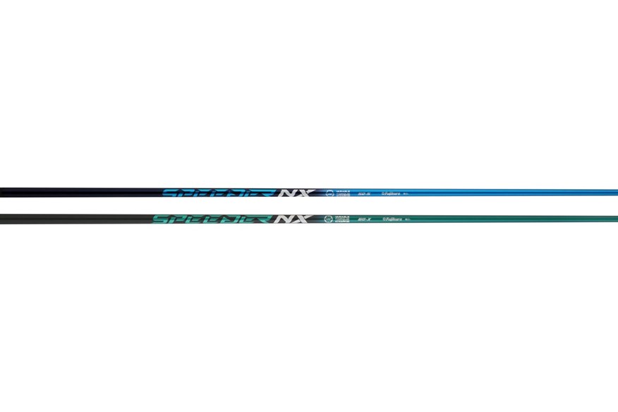 The Fujikura Speeder NX Blue and Green shafts