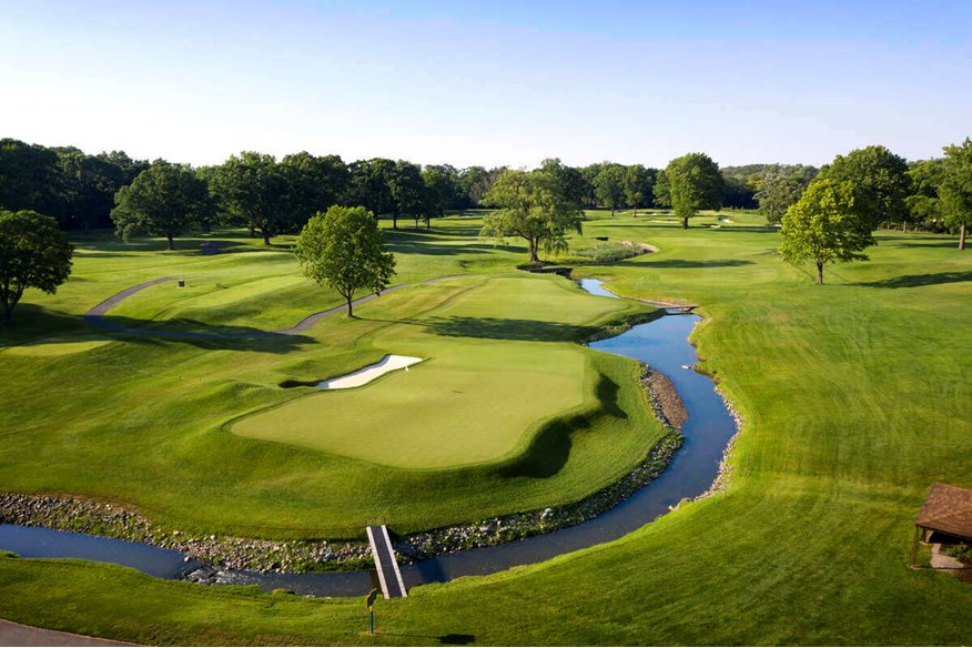 Allens Creek comes into play on half the holes at Oak Hill Country Club.