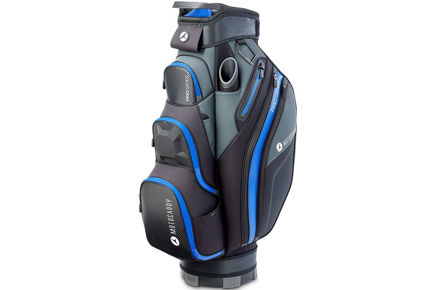 Motocaddy Pro Series cart bag.