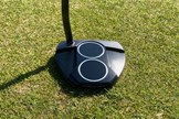 Toulon Carlsbad Double Bend Putter features the 2-ball alignment aid
