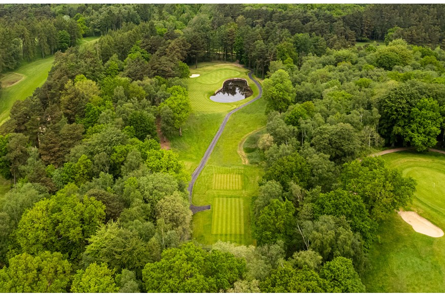 Foxhills par-3 16th.