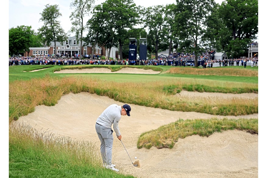 Matt Fitzpatrick hit a defining bunker shot in the final round of the 2022 US Open.