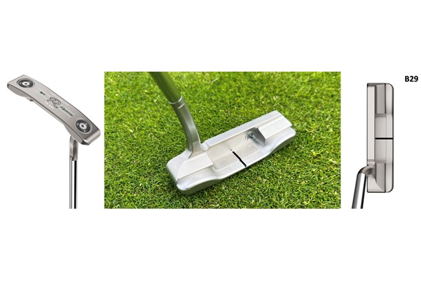 The TaylorMade TP Reserve B29 putter on course and at address