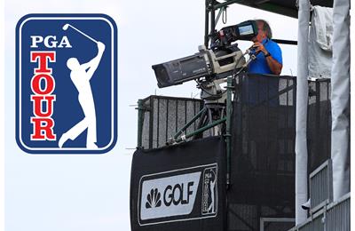 Man with camera at the PGA Tour