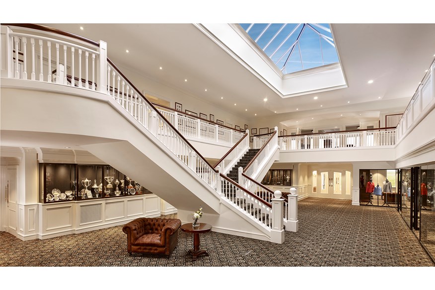 Inside the Turnberry clubhouse where Ailsa Club members will have their own room on the first floor.