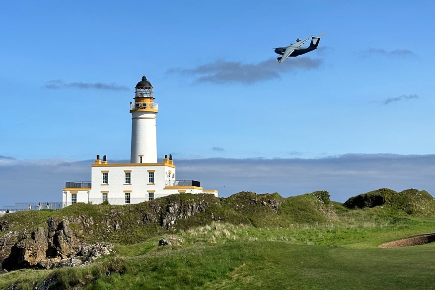 Our digital editor captured this incredible moment while playing the 9th on Turnberry's Ailsa Course as part of an Ailsa Club experience.