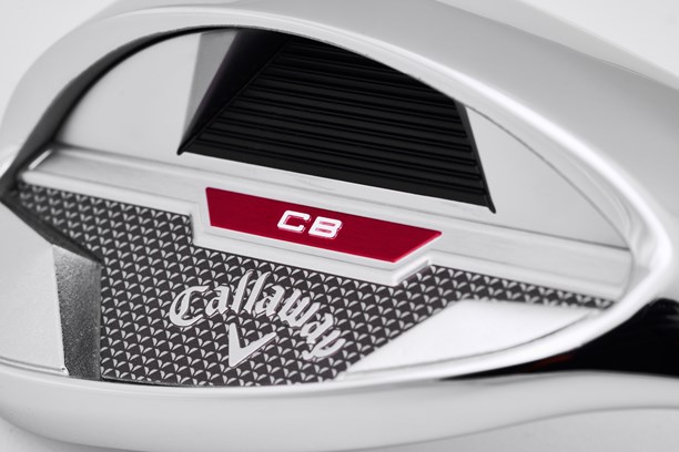 A closer look at the cavity back in the Callaway CB wedges.