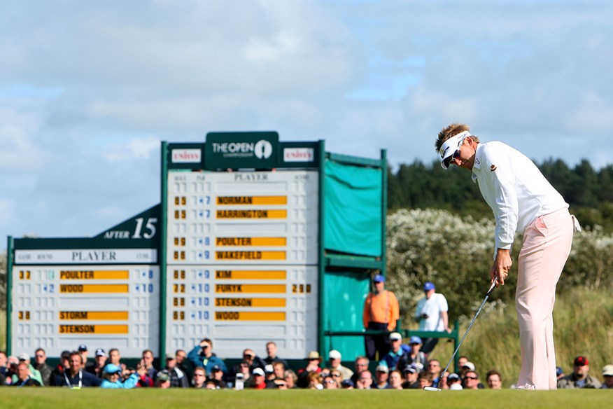 Ian Poulter at The Open a few years ago at Royal Birkdale.