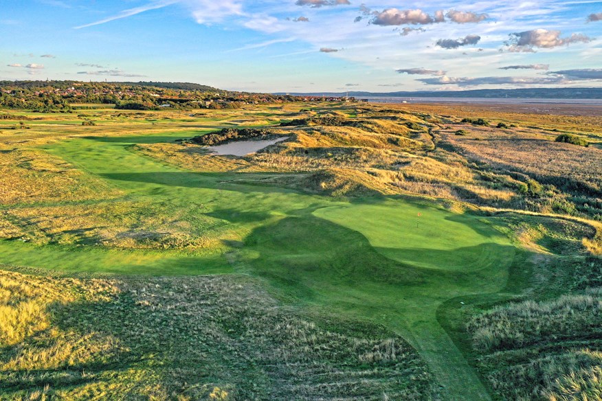 The 14th hole at Royal Liverpool