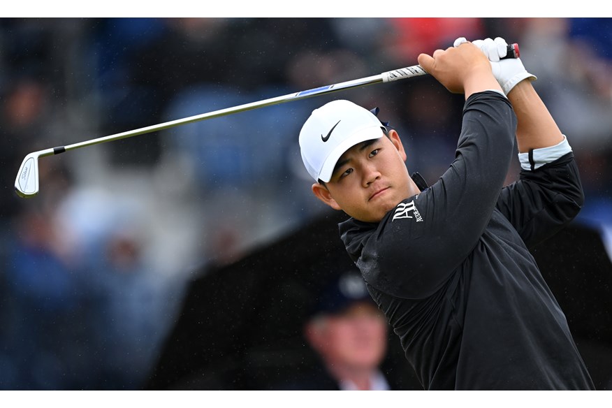 Tom Kim had his best-ever finish in a major championship at the 151st Open at Hoylake.