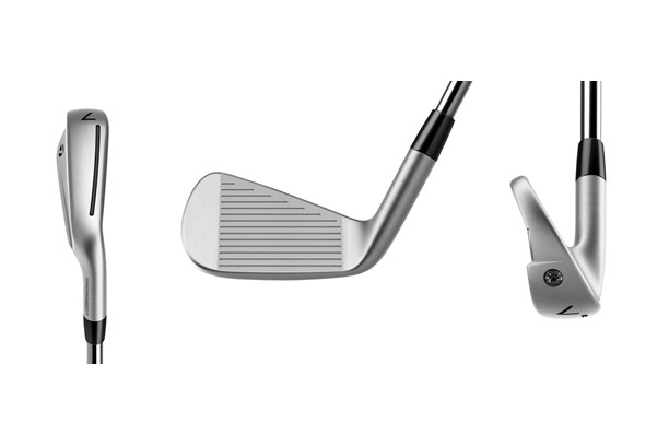 The TaylorMade P790 2023 Iron sole, face and hosel offset